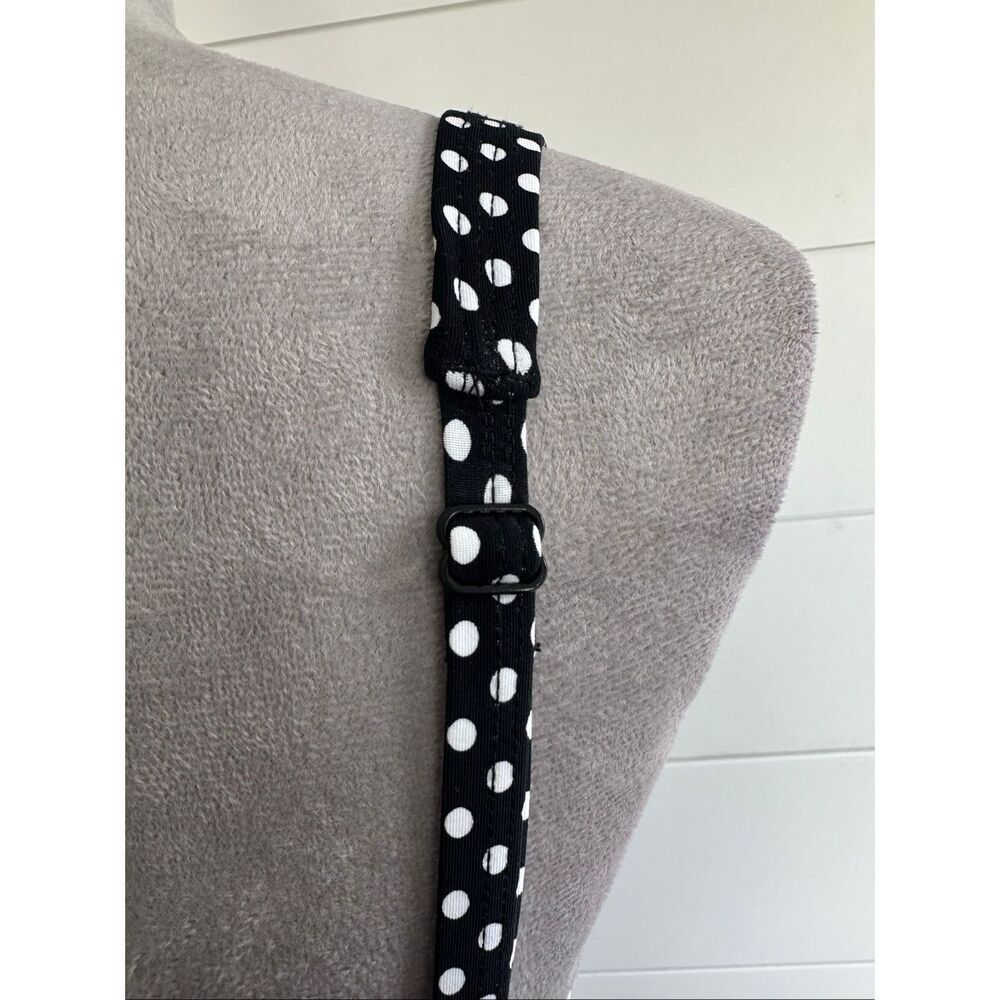 NWT NIPTUCK Joanne Black Polka Dot Print One-piece Swimsuit. Size 8 - Picture 9 of 14